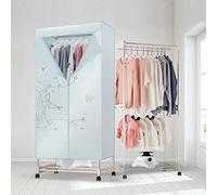 OYhmc Clothes Dryer, Portable Drying Machine with Timer, 150cm Wet Laundry Clothes Drying Wardrobe with Large Capacity, 1200W Electric Dryer/Rack for Home | Appartments