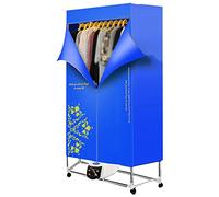 OYhmc Electric Clothes Dryer 1500W Clothes Airer Warm Air Drying Wardrobe Laundry Dryer Machine Free Standing Heated Clothes Drying Rack Overheating Protection for Home Use Energy Saving