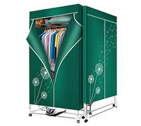 OYhmc Electric Clothes Dryer, 3-Tier Foldable Clothes Airer 1500W Portable Large Powerful Laundry Drying Rack Quick Dry Heater Indoor