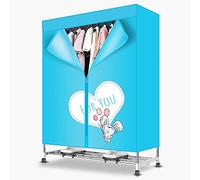 OYhmc Electric Heated Folding Clothes Dryer Airer, 2000w Energy-Efficient Indoor Airer, Wet Laundry Drying Rack - Load Bearing 20kg