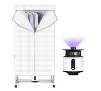 OYhmc Household Dryer, Small Electric Drying Rack for Dormitory, Double-Layer Large Capacity Air Drying Machine Portable Electric Clothes Dryer - 1200W