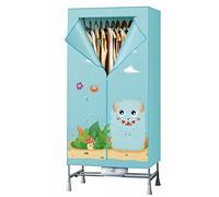 OYhmc Portable 1200W Clothes Dryer, 2-Tier Electric Clothes Drying Rack Energy Saving Clothing Dryers 180min Automatic Timer Airer for Apartment House