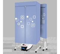 OYhmc Portable Dryer, 2300 W Electric Clothes Dryer Machine Stainless Steel Clothes Drying Rack, for Apartments, Laundry, H 66.9''