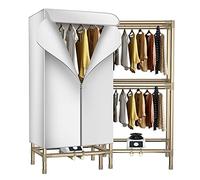 OYhmc Portable Hot Air Clothes Dryer, Ultra-thick Stainless Steel Pipe Indoor Clothes Airer Electric, 1200W Electric Dryer for Apartments