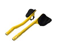 OYHN Bicycle Rest TT Handlebar Carbon Handlebar TT Bar colorful Arm Rest bar Cycling Triathlon Aero Bar Super Light Rest Bar Road Bike 31.8mm 1 Pair,Yellow