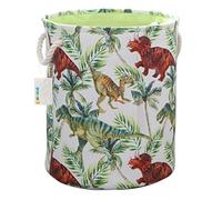 OYHOMO Collapsible Laundry Basket Thickened Fabric Toys Basket Storage Bin Clothes Hamper Large for Baby Kids Nursery Organiser (Dinosaur)