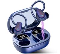 OYIB AI Language Translation Earbuds Real Time with Video and Audio Calls, 50H Bluetooth 5.4 Translator Earbuds with 7 Trans Modes/164 Language, 3-in-1 Translation Device fit Travel/Business, Blue