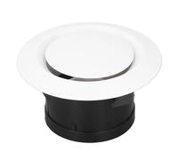Oyiclyea Adjustable Air Vent Covers 4"/100mm Adjustable Plastic Air Vent Diffuser,Closable Round Ventilation Cover,Extractor Fan Vents Cover,Ceiling Vents Covers,for Bathroom Kitchen Toilet Office