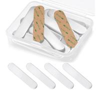 Oyiclyea Golf Weighted Lead Tape 30 Pcs Silver Adhesive Club Weight Tape Set,Adhesive Soft Lead Tape Strips,Adjust Weight,for Ping Pong Paddle Tennis Badminton Racket Iron Putter,Enhance Center