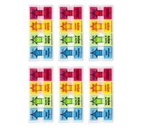 Oyiclyea Sign Here Stickers, 4 Colors 400 Pcs Post it Tabs,Arrow Labels Stickers,Adhesive Sign Here Tabs,Sticky Signature Arrow Labels,for Documents,Home Office School Supplies