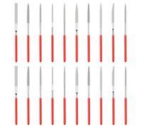 Oyiclyea Small Metal File Set 20 Pcs 3x140mm Diamond Needle File Set,Mini Needle Jewelry Files,Mini Modelling Diamond Files,Hand Tools,for Metal Plastic Glass Wood Jewelry Rough Carving