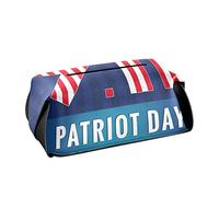 Oyihfvs 9.11 Patriot Day USA We Will Never Forget Square Leather Tissue Box Cover with Handle for Bathroom Home Tissue Box Holder Vanity Office Desk Car 5.7x5.7x5.7 in