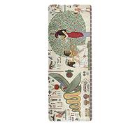 Oyihfvs Ancient Egyptian Egypt Pattern Non Slip Rubber Yoga Mat, 1mm Thick Fitness Safe Exercise Mat with Bag, Durable Folding Workout Mat for Pilates and Floor Exercises