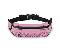 Oyihfvs Breast Cancer Awareness Pink Ribbons Adjustable Running Belt, Fanny Pack Waist Pack, Runners Bag, Sports Hiking Fitness Exercise Gym Pouch for Women Men Accessories