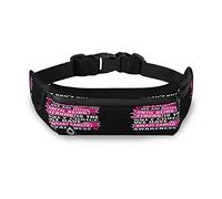 Oyihfvs Breast Cancer Awareness Pink Ribbons Adjustable Running Belt, Fanny Pack Waist Pack, Runners Bag, Sports Hiking Fitness Exercise Gym Pouch for Women Men Accessories