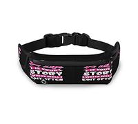 Oyihfvs Breast Cancer Awareness Pink Ribbons Adjustable Running Belt, Fanny Pack Waist Pack, Runners Bag, Sports Hiking Fitness Exercise Gym Pouch for Women Men Accessories