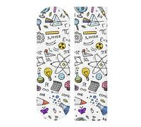 Oyihfvs Physics Maths Astronomy Skateboard Grip Tape Anti Slip Longboard Scooter Griptape Sand Paper Sheet Sticker 9" x 33"