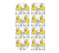 Oyihfvs Rubber Duck Bubble Bath Seamless Skateboard Grip Tape Anti Slip Longboard Scooter Griptape Sand Paper Sheet Sticker 9" x 33"
