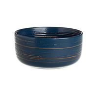 OYIHGLQYQ Ceramic Cereal Bowl, Porcelain Serving Bowl, Soup Rice Bowl, for Rice, Cereal, Snack, Dessert, 1 Piece(Blue,800ml/27oz)
