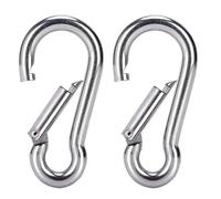 OYINDIZ Detachable Pilates Bar Clip, Resistance Band for Stainless Steel Spring Snap Hook Carabiner