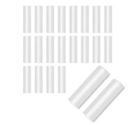 Oykrueats Pack of 20 Shoelaces, Heat Shrink Tubing, Transparent, Rope Head Sealing Shrink Tube, 5 mm Shoelaces End Caps for Football Shoes, Sneaker Shoelaces Lace, Shoelace Repair (2.5 cm), NO, One