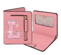 OYLOLA Christmas Gifts for Teen Girls Cute Girls Wallet Rfid Wallet Women Birthday Gift for 4 5 6 7 8 9 10 11 12 13 Year Old Girls Trendy Fashion Girl Stuff Gifts, Pink, L