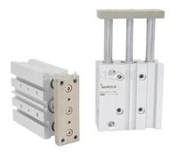 OYmFUIEeK 1pcs MGPM/MGPL 12mm Stroke 10-50 Compact Pneumatic Air Cylinder with Guide Rod MGPM12-10 MGPM12-20 MGPM12-30 MGPM12-40 MGPM12-50(Stroke 40mm,MGPL12)