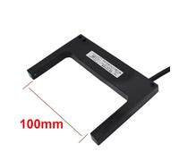 OYmFUIEeK Groove Type Switch Ultra Wide U-shaped Iinfrared Sensor Slot Width 50/80/100/120mm Custom Width(100mm,PNP NO_PLUG-IN TYPE)