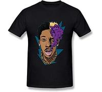 OYMJWYTU Mens Fashion T-Shirts Wiz Khalifa Black S