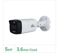 OYN-X Eagle 5MP Fixed Lens HDCVI Full-Colour Active Deterrence Bullet Camera, White