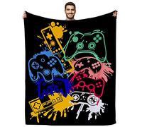 oynbxwv Gamer Blanket Super Soft Flannel Gaming Throw Blanket Cozy Lightweight Blankets Gamer Gifts for Men Boys 50" X40"