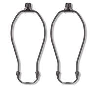 Oyolan 2pcs Lamp Shade Holder Light Bulb Cover Lampshade Levellers for Replacement Lighting Hardware 2pcs Matte Black One Size