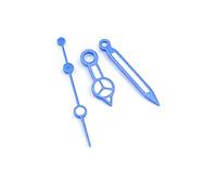 OYOSIDA 13mm Mechanical Hands Green Luminous Colorful Watch Hands 3 pins Modification Kits for NH34/NH35/4R35/4R36/2824/8215/8213 Watch Movement Repair Part, Blue