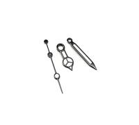 OYOSIDA 13mm Mechanical Hands Green Luminous Colorful Watch Hands 3 pins Modification Kits for NH34/NH35/4R35/4R36/2824/8215/8213 Watch Movement Repair Part, Black
