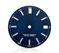 OYOSIDA 28.5MM Mechanical Dial Strong Blue Green Luminous Face Watch Dials for NH35/NH36/4R/6R Watch Movement for BGW9 Modified Watch Accessories, Blue