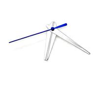 OYOSIDA Mechanical Watch Hands 3 pins Modification Kits for NH34/NH35/4R35/4R36/7S Watch Movement Repair Part, Silver Blue