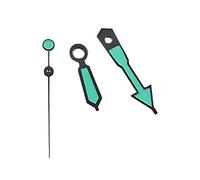 OYOSIDA Surface Mechanical Hands Green Luminous Watch Hands 3 pins Modification Kits for NH34/NH35/4R35/4R36 Watch Movement Repair Part, Green