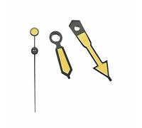 OYOSIDA Surface Mechanical Hands Green Luminous Watch Hands 3 pins Modification Kits for NH34/NH35/4R35/4R36 Watch Movement Repair Part, Yellow