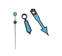 OYOSIDA Surface Mechanical Hands Green Luminous Watch Hands 3 pins Modification Kits for NH34/NH35/4R35/4R36 Watch Movement Repair Part, Blue
