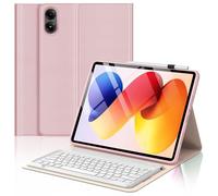 OYOSUOGG Keyboard Case for Xiaomi Redmi Pad 2 Pro 12.1" 2025, Mi Pad Pro 2024 / Xiaomi Poco Pad 12.1 inch Case with Detachable Bluetooth Keyboard, Folio Cover with Pencil Holder, Auto Sleep/Wake