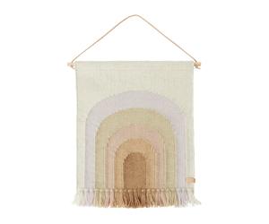 OYOY Follow the rainbow wall decoration 55x69 cm Lavender