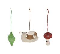 OYOY Forest play toys for baby gym Brown-green-red