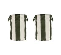 OYOY Kara storage basket large Ø38x54 cm Dark Green