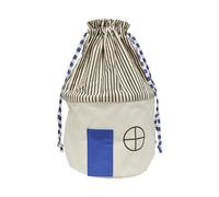 OYOY Koya storage basket large Optic Blue