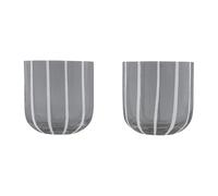 OYOY Mizu drinking glass 2-pack Grey-white