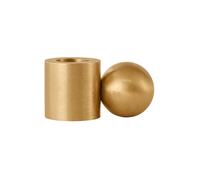 OYOY Palloa candle small Brushed brass