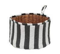 OYOY Toppu bread basket Ø24 cm Black-white -taupe