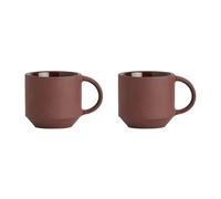 OYOY Yuka espresso cup 2-pack Dark (brown)