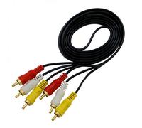 Oypla 1.5M Triple 3 Phono 3Rca To 3Rca Av Audio Video Gold Cable Lead