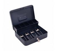 Oypla 12" Heavy Duty Metal Locking Cash Note Money Box Safe Security